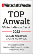 WiWo_TOPAnwalt_Wirtschaftsstrafrecht_2022_Dr_Lutz_Nepomuck